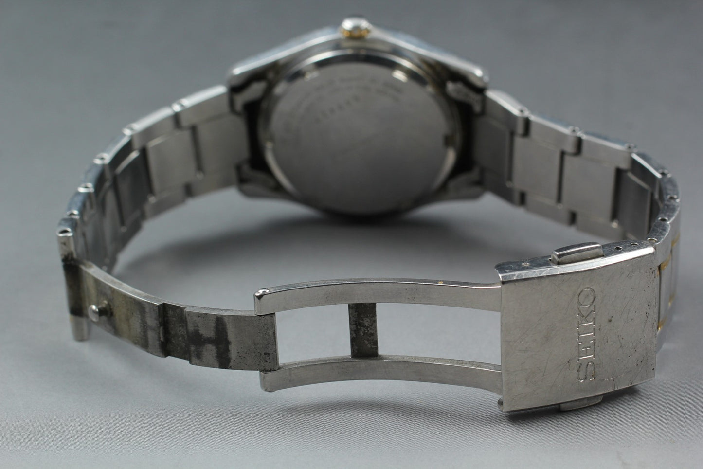 Vtg.1986 [N MINT] SEIKO 8F33-00A0 Day/Date Perpetual Calendar Men's Watch JAPAN