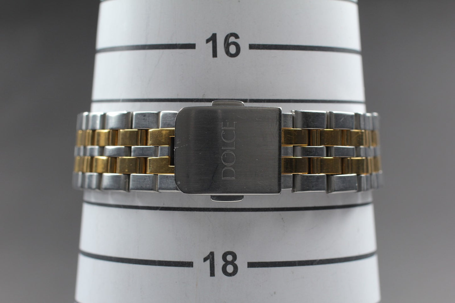 Vintage 1993 [Near MINT]Seiko Dolce 8J41-0AA0 two tone Quartz Men's Watch JAPAN