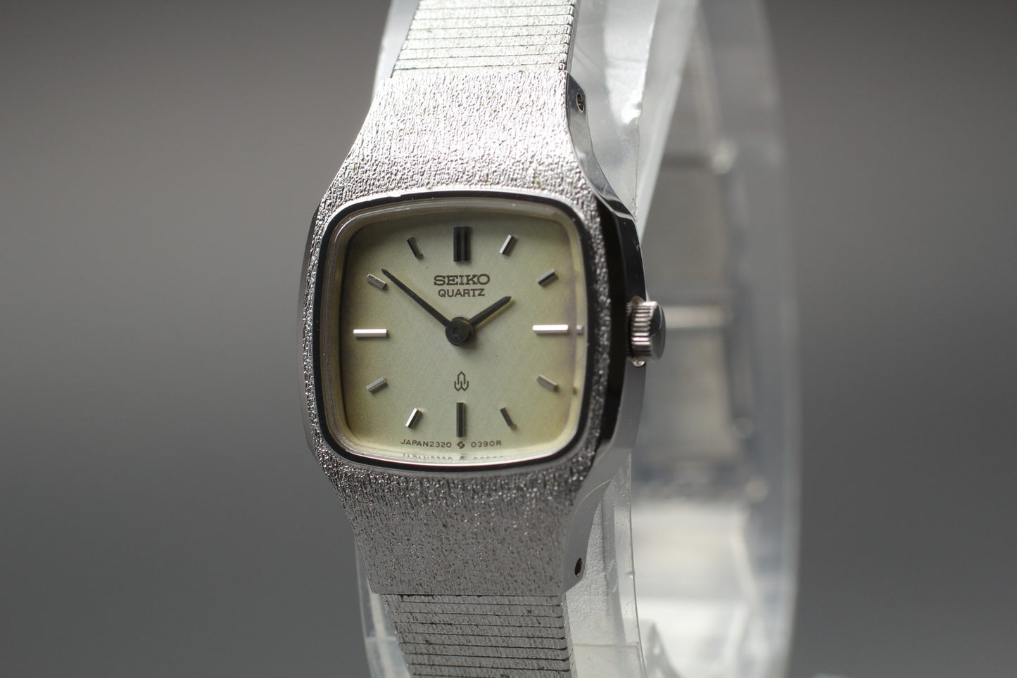 Vin.1989 [N MINT] SEIKO 2320-5260 Silver Bracelet Quartz Ladies Watch From JAPAN