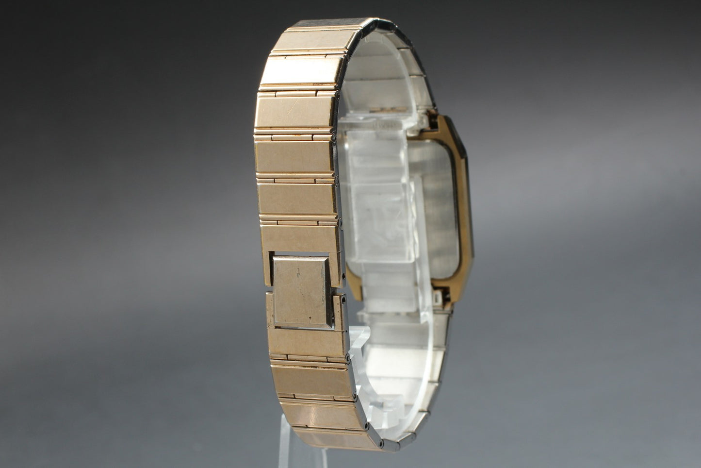 Vin.1992 [Exc+4] SEIKO Dolce 7731-5051 Tank 27mm Gold Quartz Men's Watch JAPAN