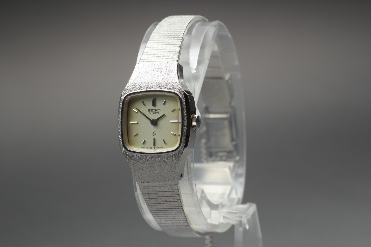 Vin.1989 [N MINT] SEIKO 2320-5260 Silver Bracelet Quartz Ladies Watch From JAPAN