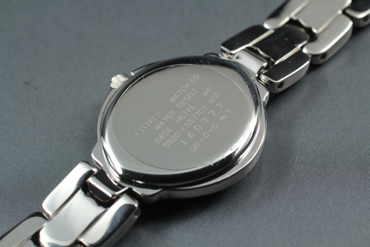 Vtg.1991 [Near MINT] CITIZEN 5920-557707 20mm Bracelet Quartz Ladies Watch JAPAN