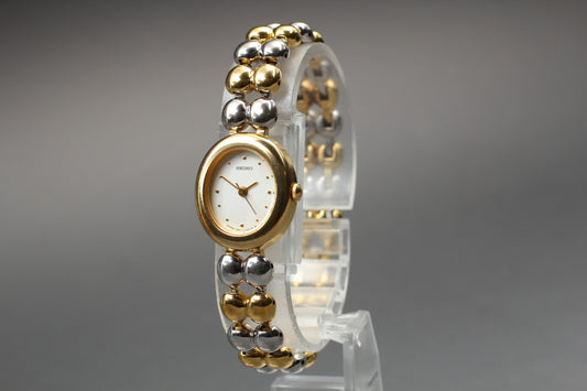 Vtg.1995 [N MINT ] SEIKO Tisse 1221-5790 18mm Bracelet Quartz Ladies Watch JAPAN