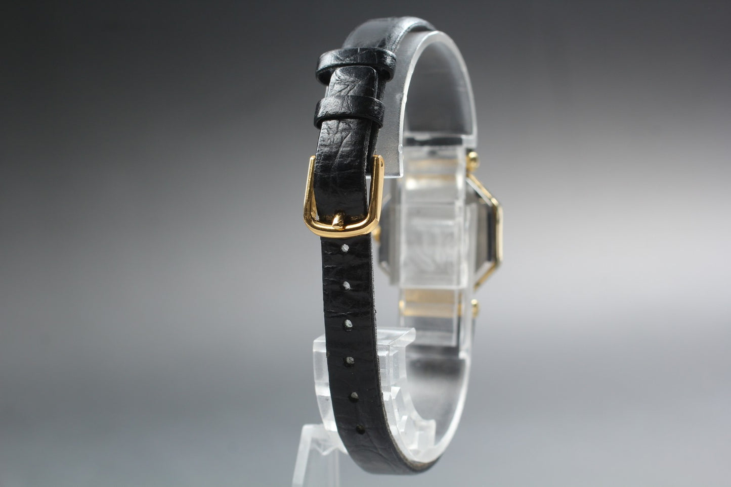 Vtg.1990 [N MINT] SEIKO 2320-6160 Octagon Roman Gold Quartz Men's Watch JAPAN