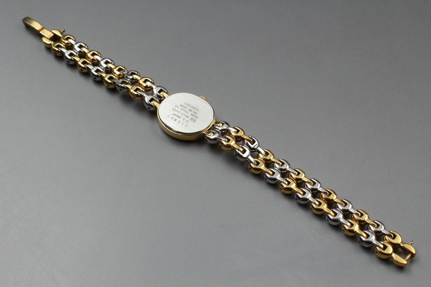 Vtg.1995 [N MINT ] SEIKO Tisse 1221-5790 18mm Bracelet Quartz Ladies Watch JAPAN