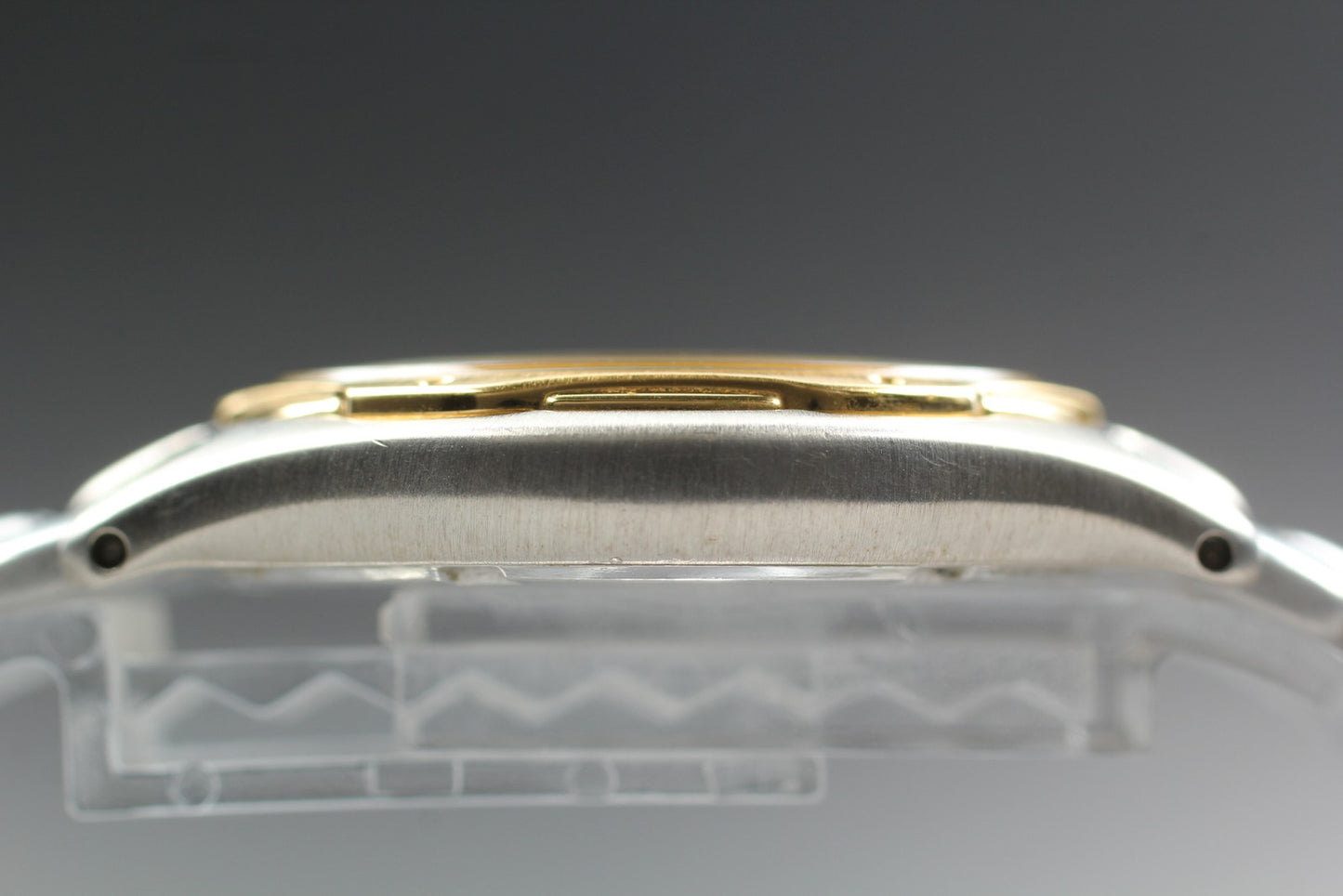 Vtg.1996 [N MINT] SEIKO V732-0170 Day/Date Round 37mm Quartz Men's Watch JAPAN