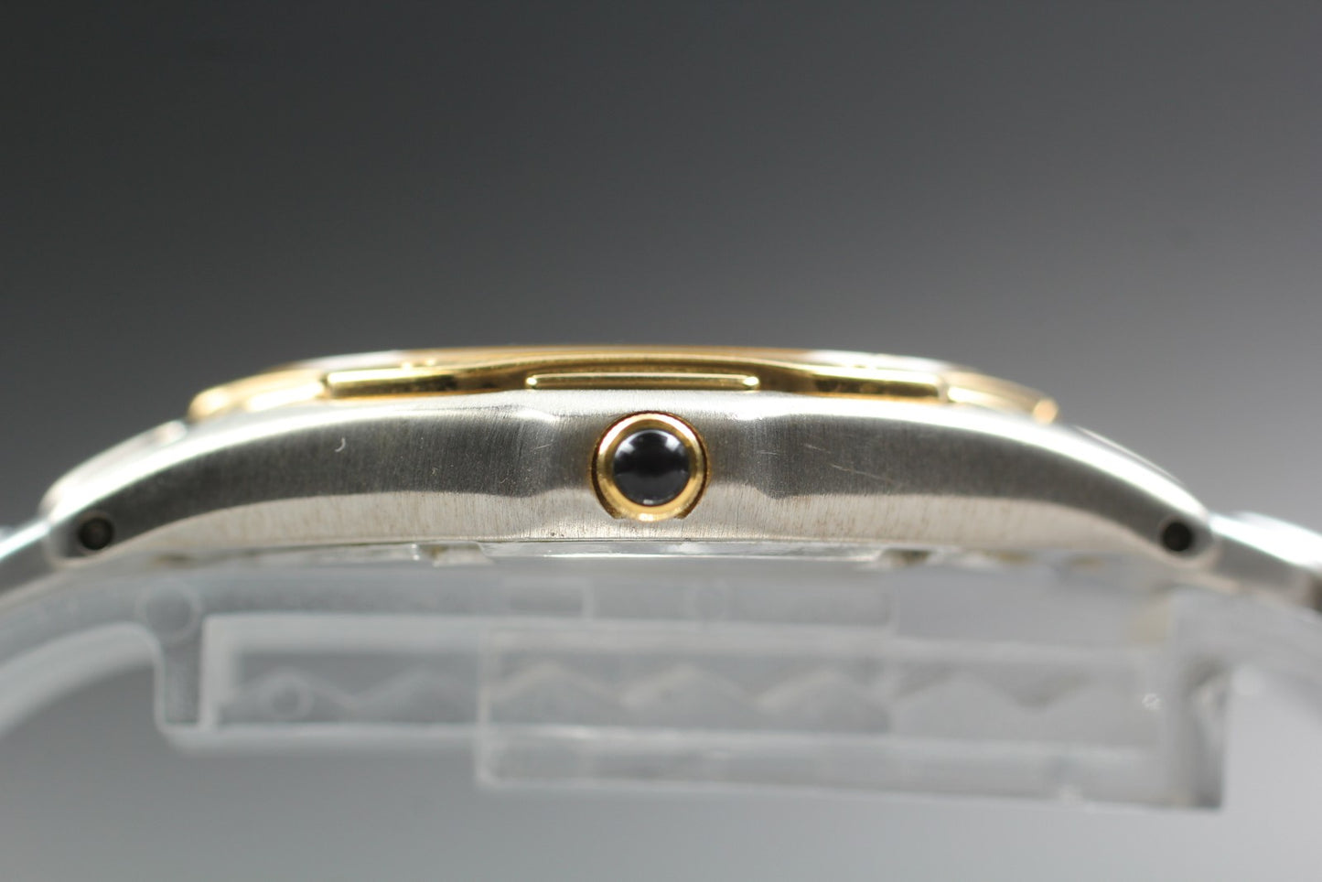 Vtg.1996 [N MINT] SEIKO V732-0170 Day/Date Round 37mm Quartz Men's Watch JAPAN