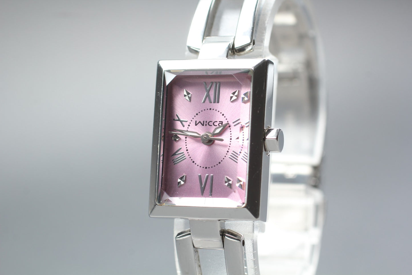 Vin.1995 [N MINT] CITIZEN Wicca 5930-S100356 Cut-Glass Quartz Ladies Watch JAPAN