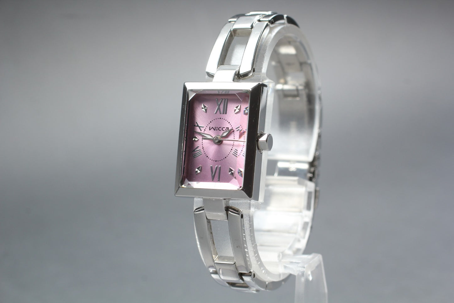 Vin.1995 [N MINT] CITIZEN Wicca 5930-S100356 Cut-Glass Quartz Ladies Watch JAPAN