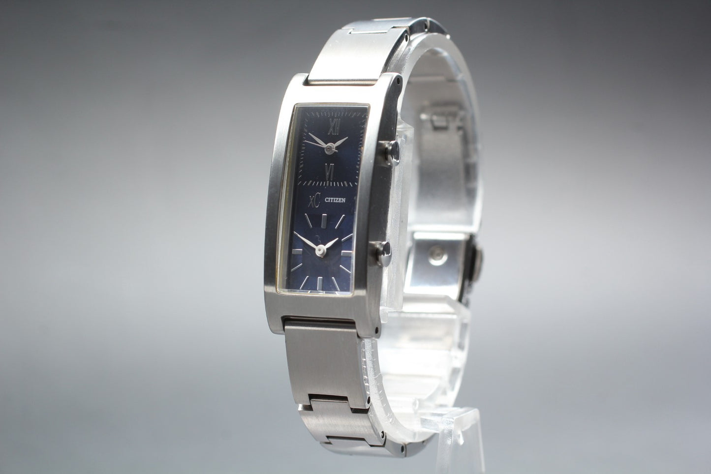 Vtg.1992 [N MINT] CITIZEN XC 543W-T000860 Tank Dual Quartz Ladies Watch JAPAN
