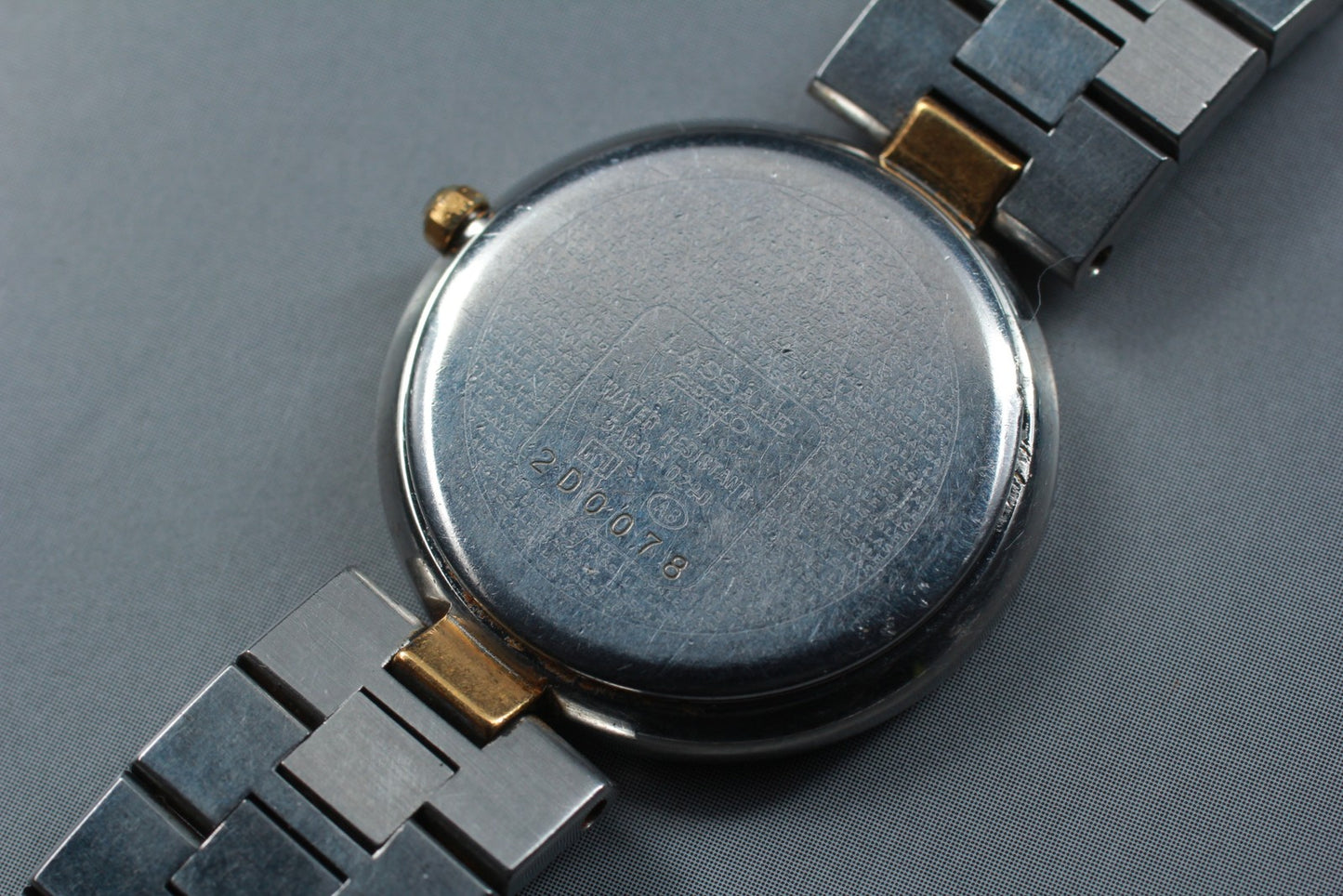 Vtg.1992 [N MINT] SEIKO LASSALE 5A50-0280 Roman 24mm Quartz Ladies Watch JAPAN