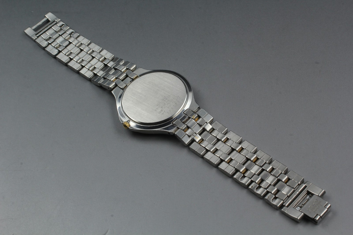 Vtg.1993 [N MINT] SEIKO LUCENT 7N42-7030 Day/Date 36mm Quartz Men's Watch JAPAN