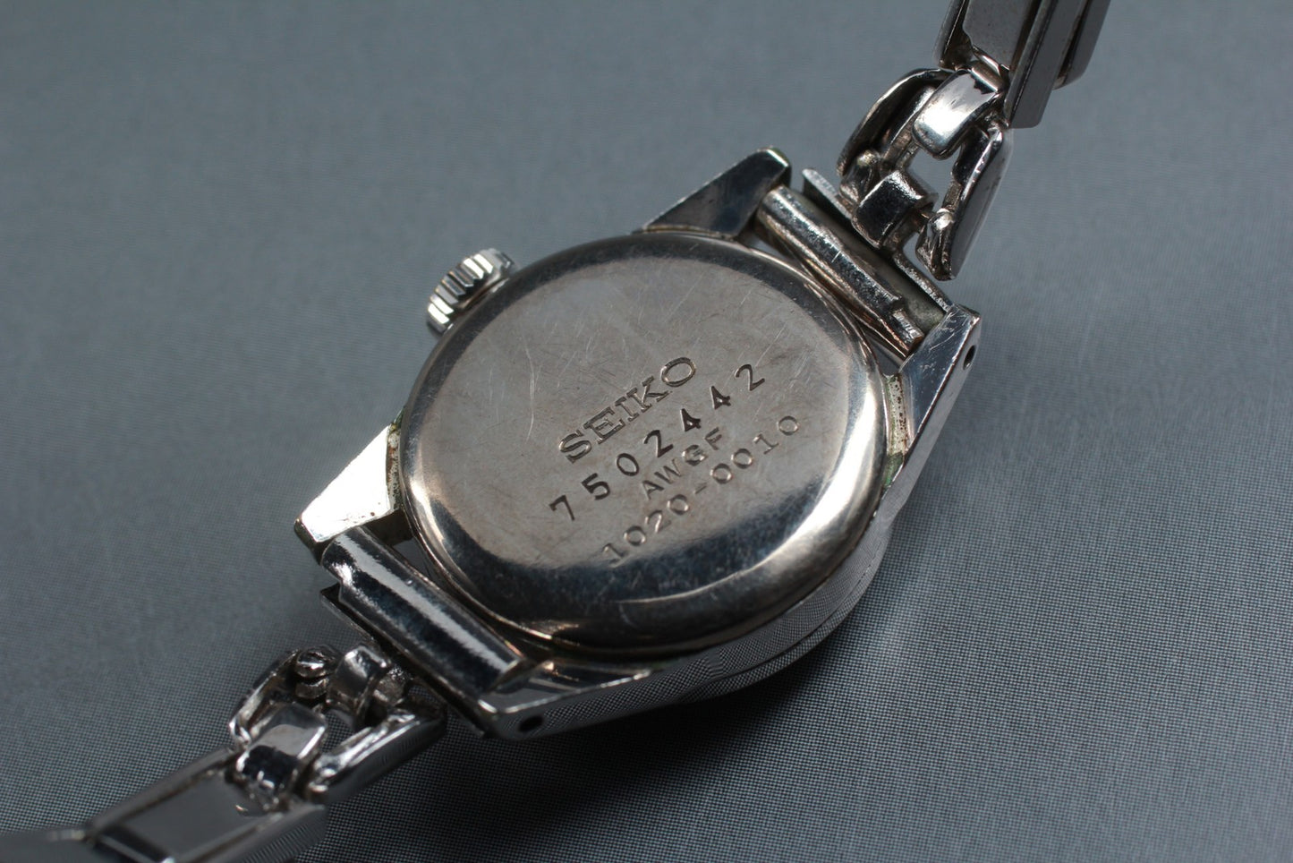 1977 [N MINT] QUEEN SEIKO 1020-0010 Cut-Glass Bracelet Manual Ladies Watch JAPAN