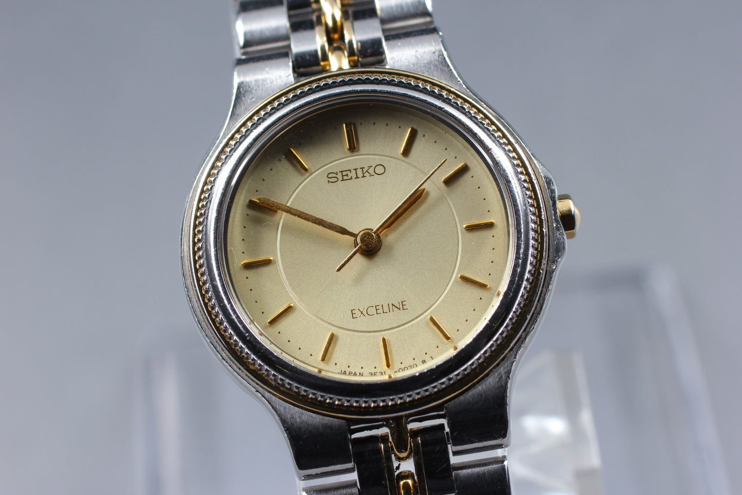 Vin.1983 [N MINT] SEIKO EXCELINE 3F31-0030 Bracelet Quartz Ladies Watch JAPAN