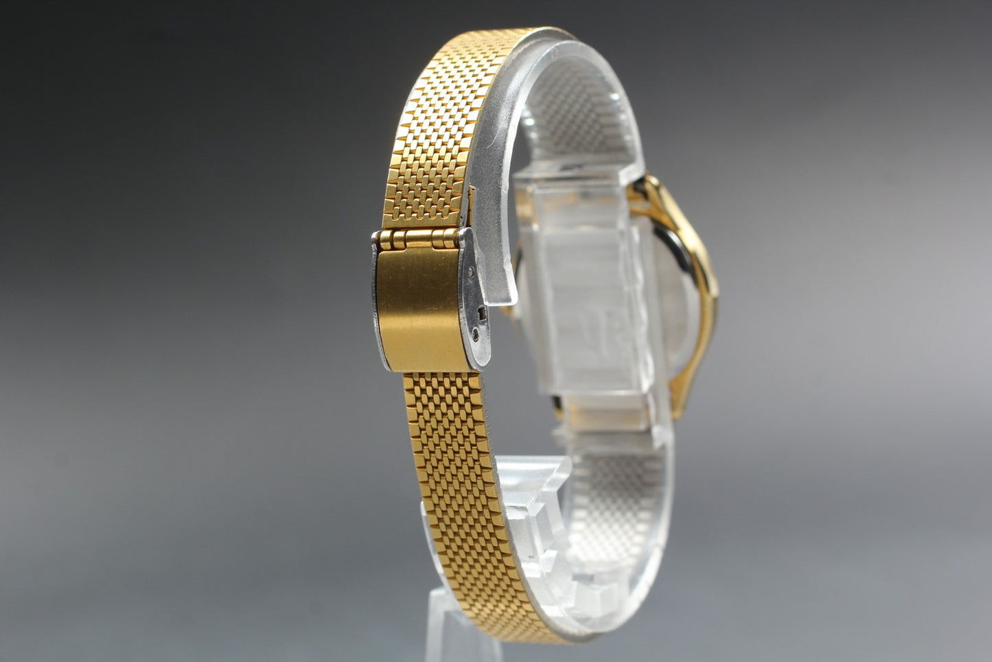 Vtg.1991 [N MINT] SEIKO 2320-6640 Gold Roman Bracelet Quartz Ladies Watch JAPAN