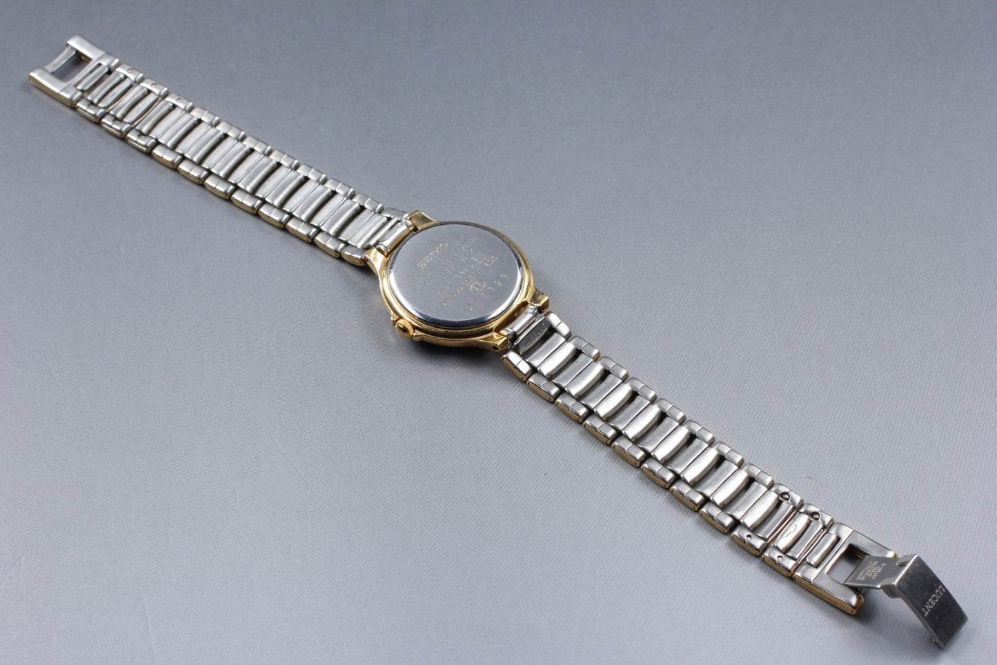 Vin.1982 [N MINT]SEIKO LUCENT 4N21-0340 Two Tone Quartz Ladies Watch From JAPAN