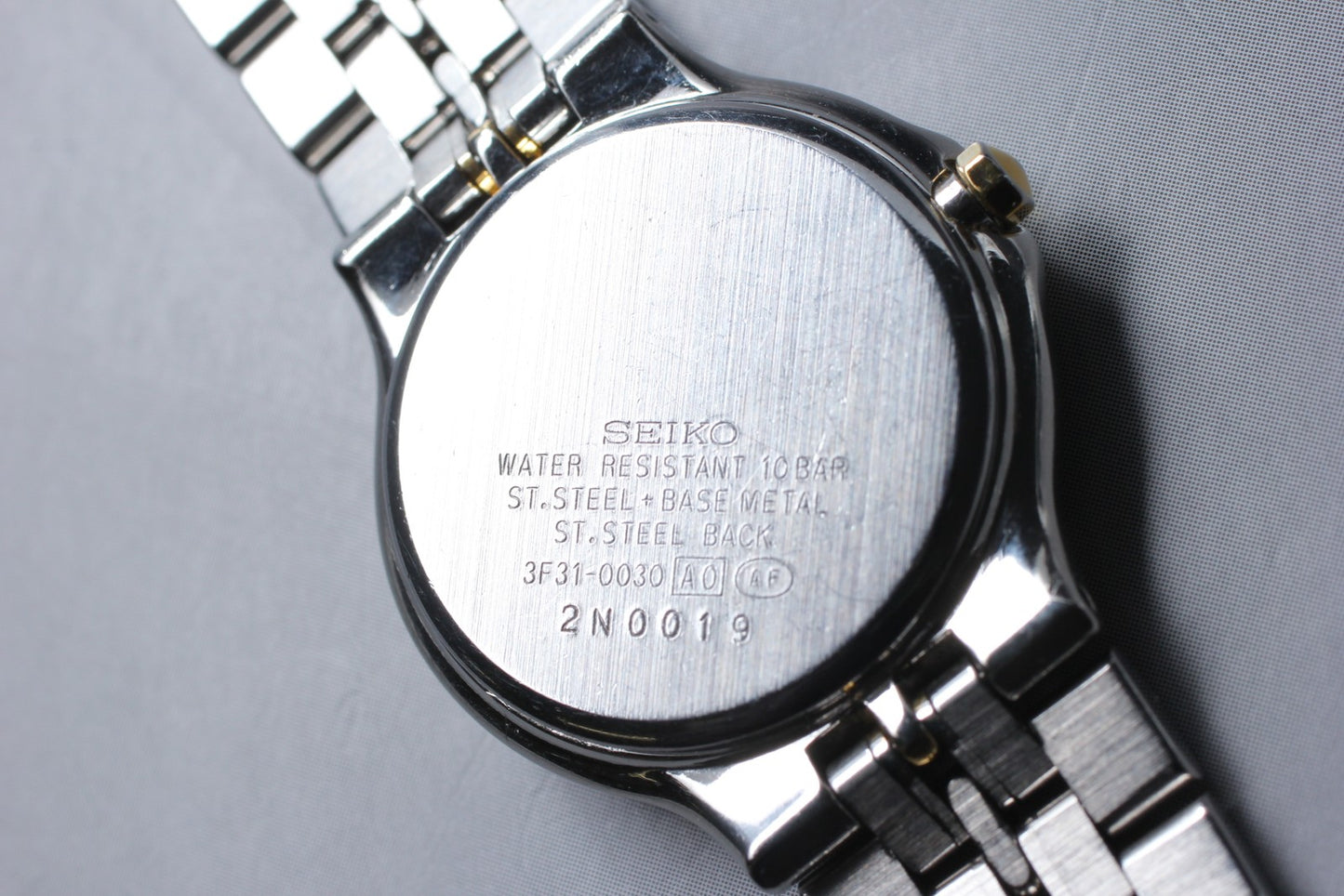 Vin.1983 [N MINT] SEIKO EXCELINE 3F31-0030 Bracelet Quartz Ladies Watch JAPAN