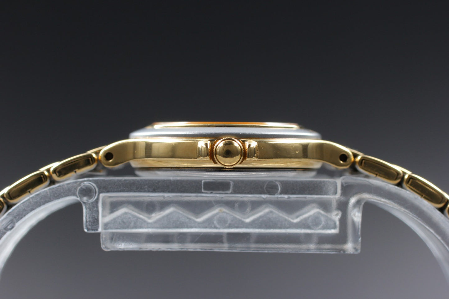 Vin.1982 [N MINT]SEIKO LUCENT 4N21-0340 Two Tone Quartz Ladies Watch From JAPAN