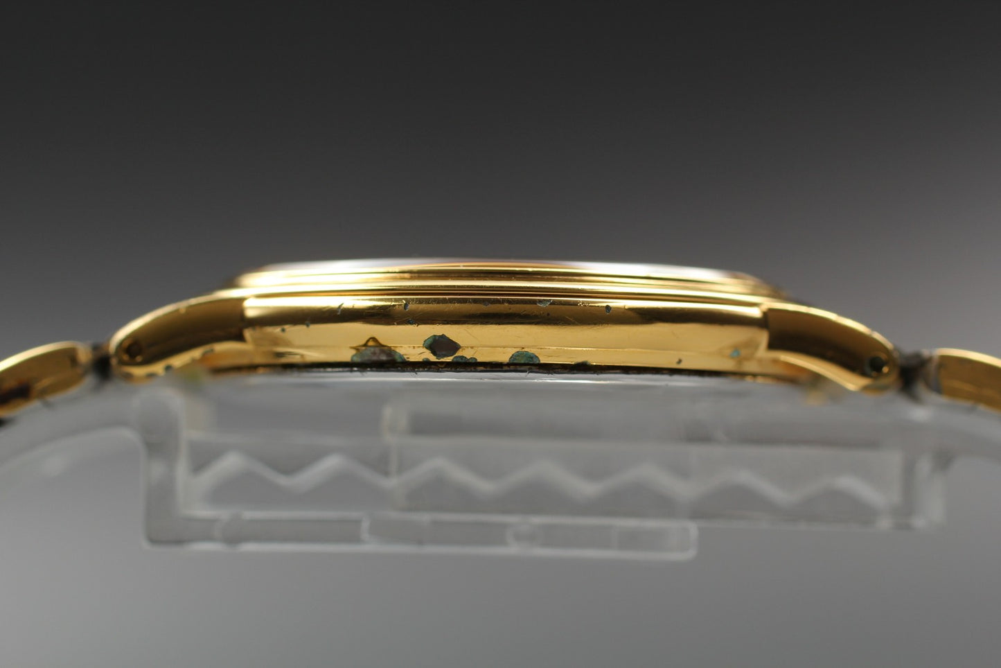 Vtg.2003 [N MINT] SEIKO DOLCE 5E31-0AA0 Roman 31mm Gold Quartz Men's Watch JAPAN