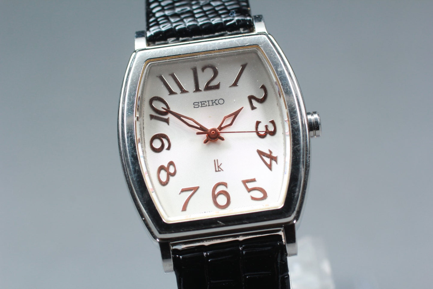 Vtg.1994 [N MINT] SEIKO LUKIA 1N01-0GA0 Tank Silver Quartz Ladies Watch JAPAN