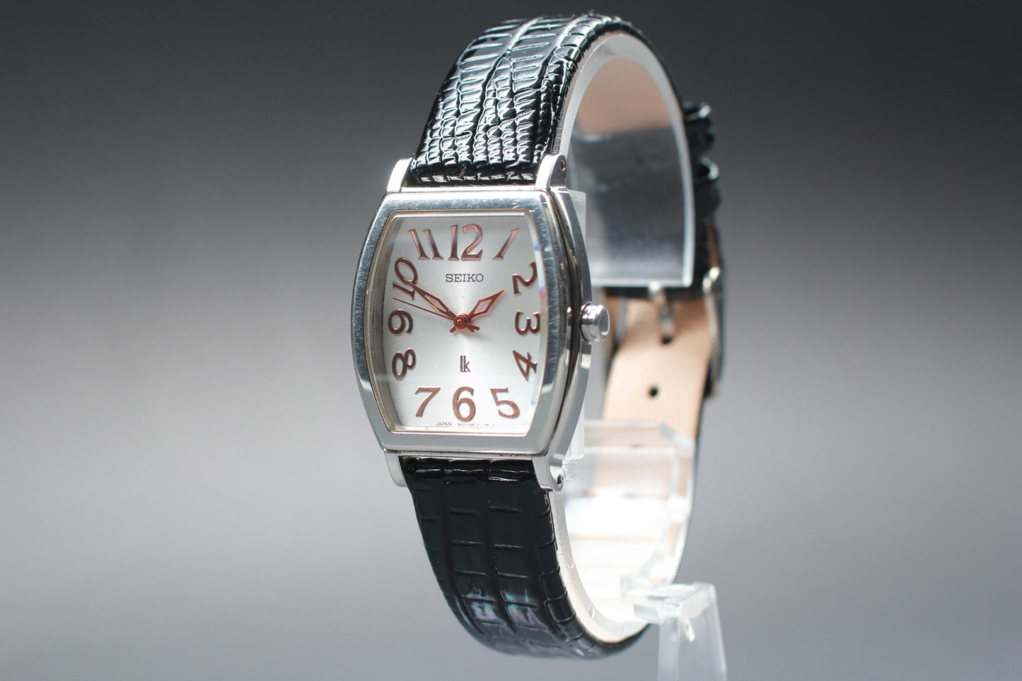 Vtg.1994 [N MINT] SEIKO LUKIA 1N01-0GA0 Tank Silver Quartz Ladies Watch JAPAN