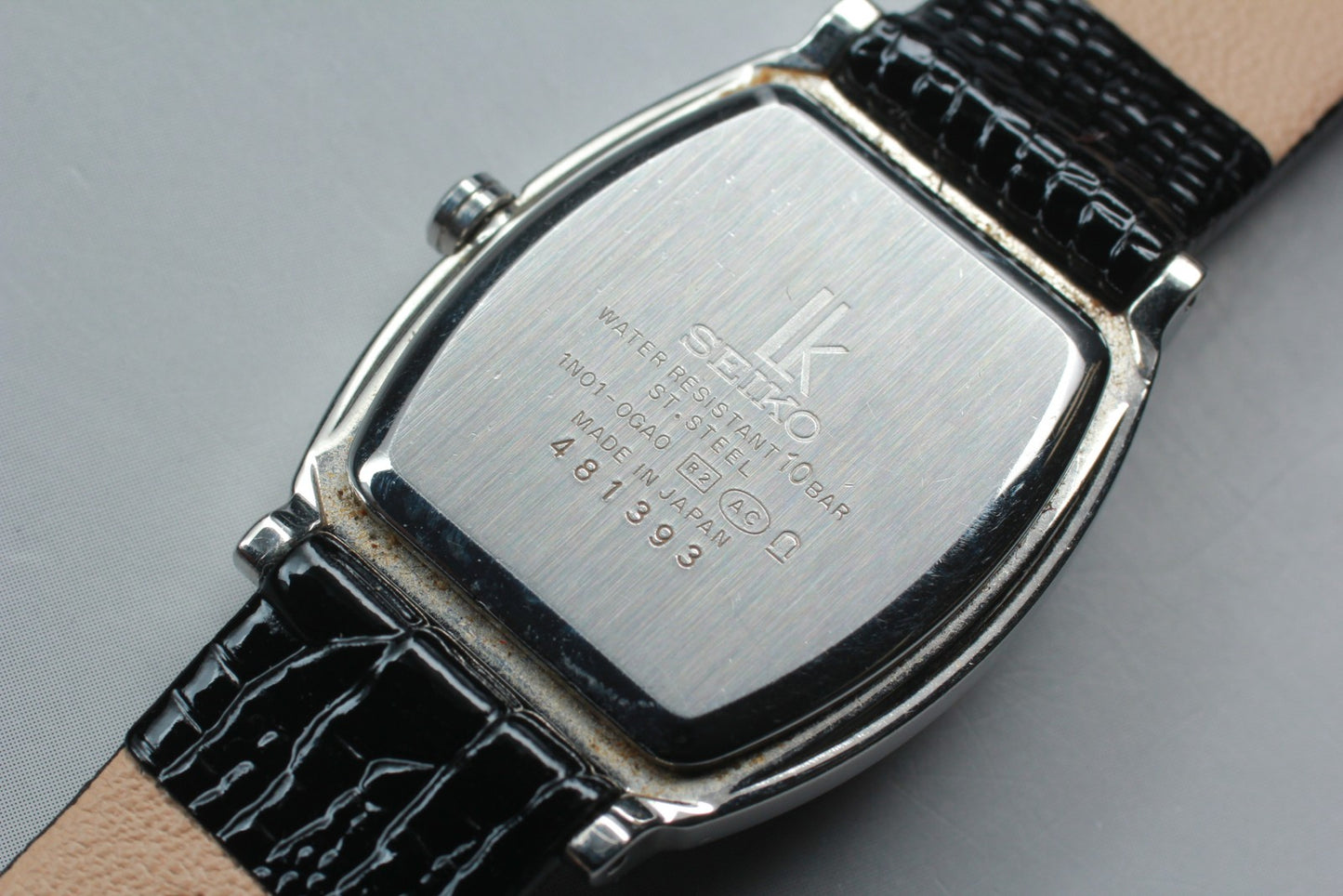 Vtg.1994 [N MINT] SEIKO LUKIA 1N01-0GA0 Tank Silver Quartz Ladies Watch JAPAN