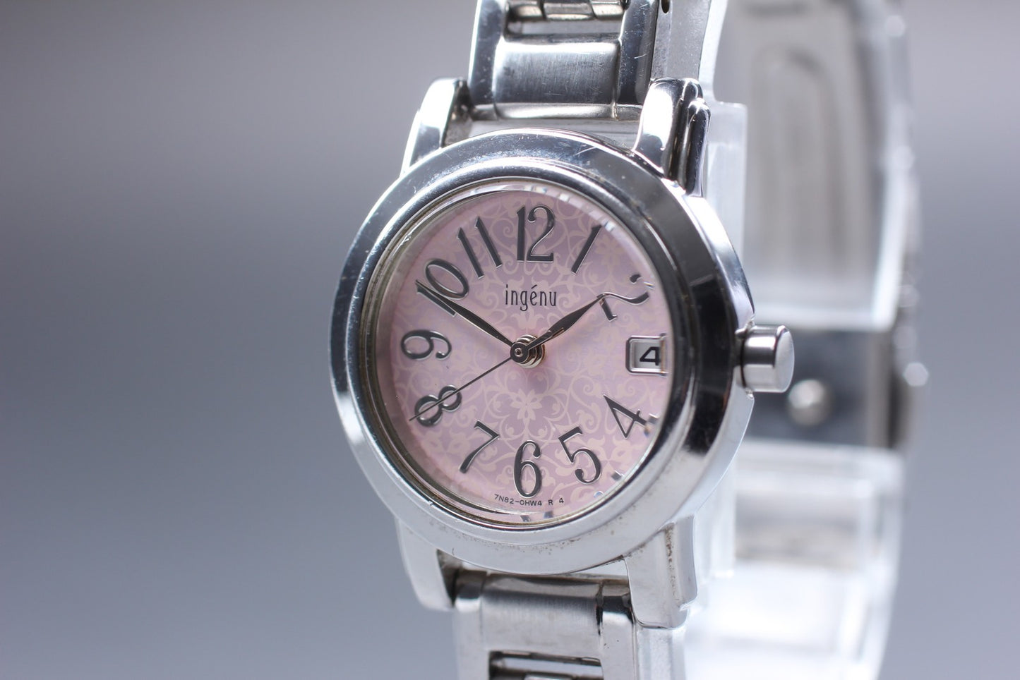 Vtg.1992 [N MINT] SEIKO ALBA ingenu 7N82-0DD0 Date Quartz Ladies Watch JAPAN