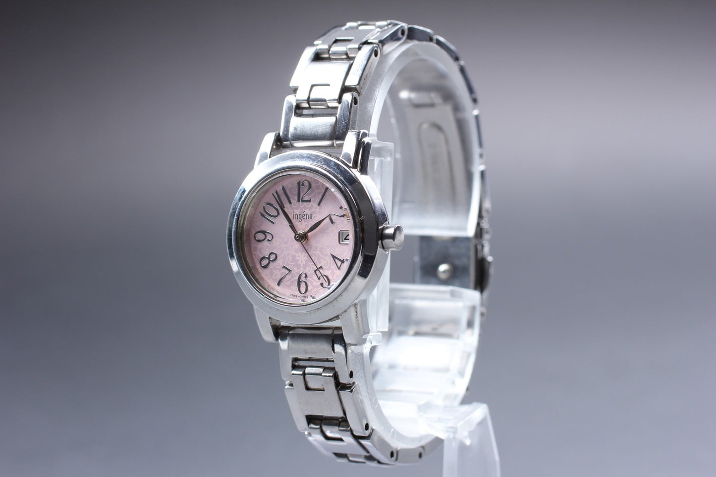 Vtg.1992 [N MINT] SEIKO ALBA ingenu 7N82-0DD0 Date Quartz Ladies Watch JAPAN