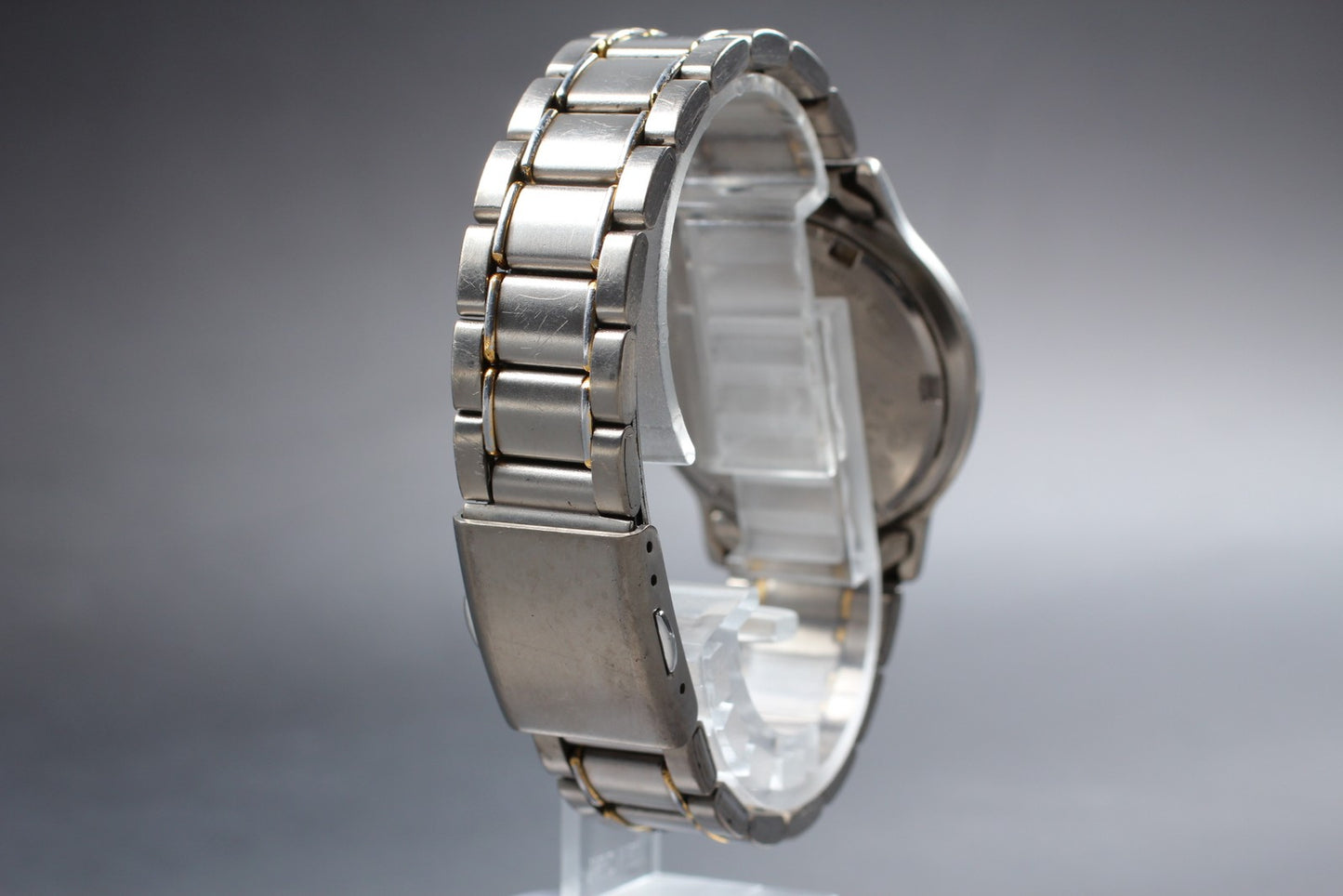Vtg.1984 [N MINT] SEIKO SPIRIT 7N42-8060 TITANIUM 36mm Quartz Men's Watch JAPAN