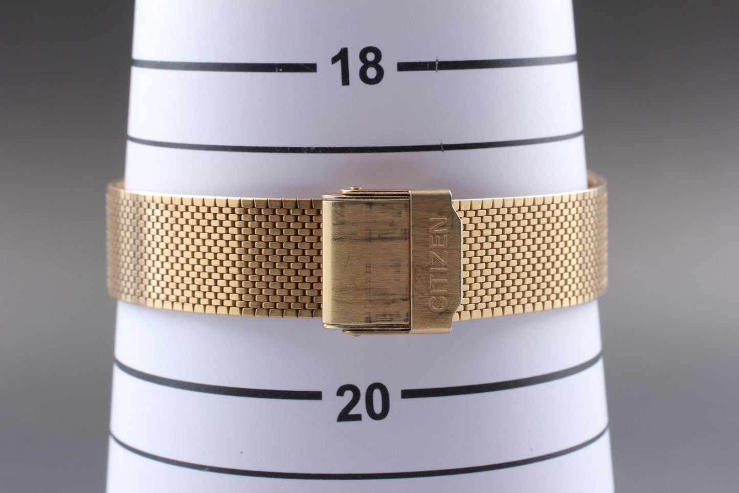 Vtg.1990[N MINT] CITIZEN T4-G02760 Gold Tank Bracelet Quartz Ladies Watch JAPAN