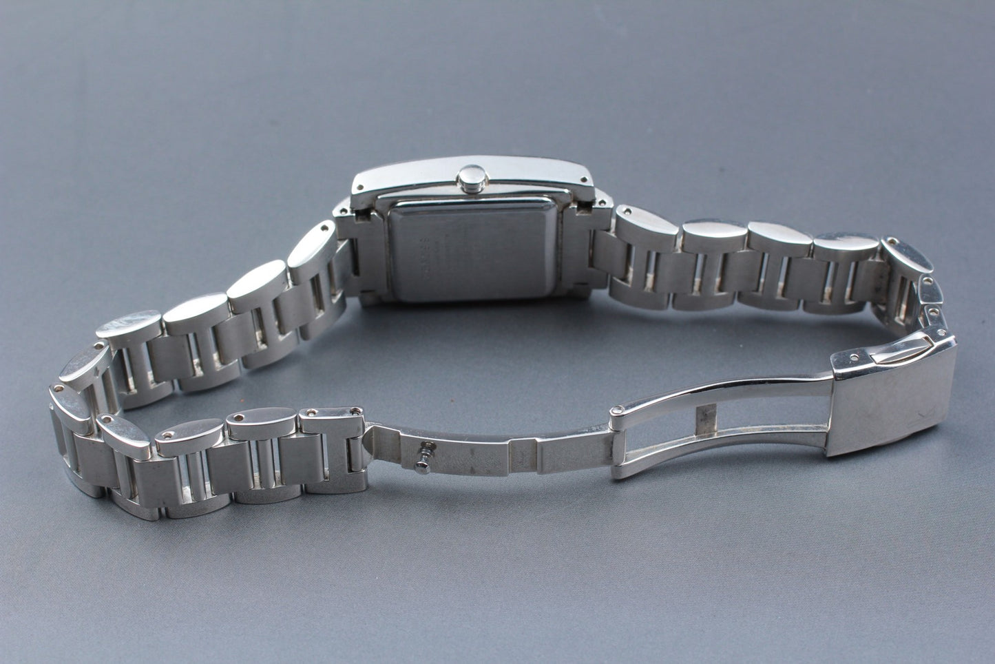 Vtg.1998 [N MINT] SEIKO LUKIA 7N82-0DK0 Date 24mm Tank Quartz Ladies Watch JAPAN