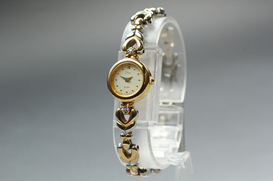 Vtg.1991 [Exc+5] SEIKO ALBA Piko Y520-0A30 Bracelet Quartz Ladies Watch JAPAN