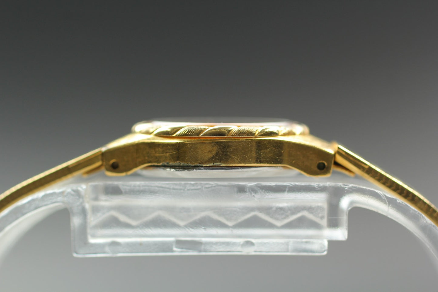 Vtg.1989 [N MINT] Seiko 1400-0110 18.5mm Gold Bracelet Quartz Ladies Watch JAPAN