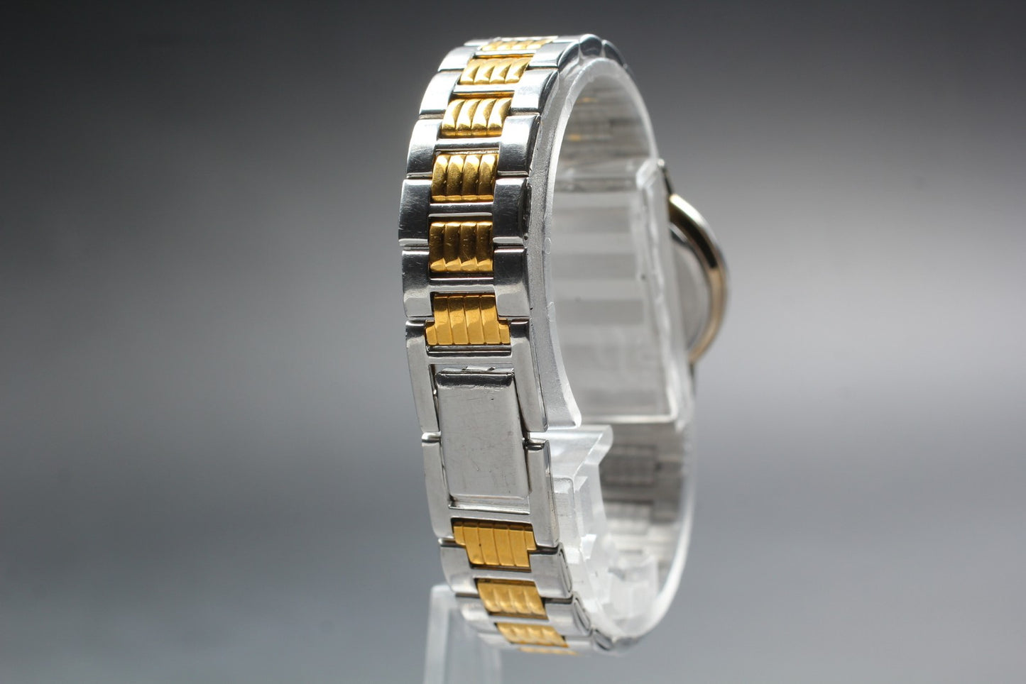 Vtg.1995 [N MINT] SEIKO 1F21-0K00 Round Roman Gold Quartz Ladies Watch JAPAN