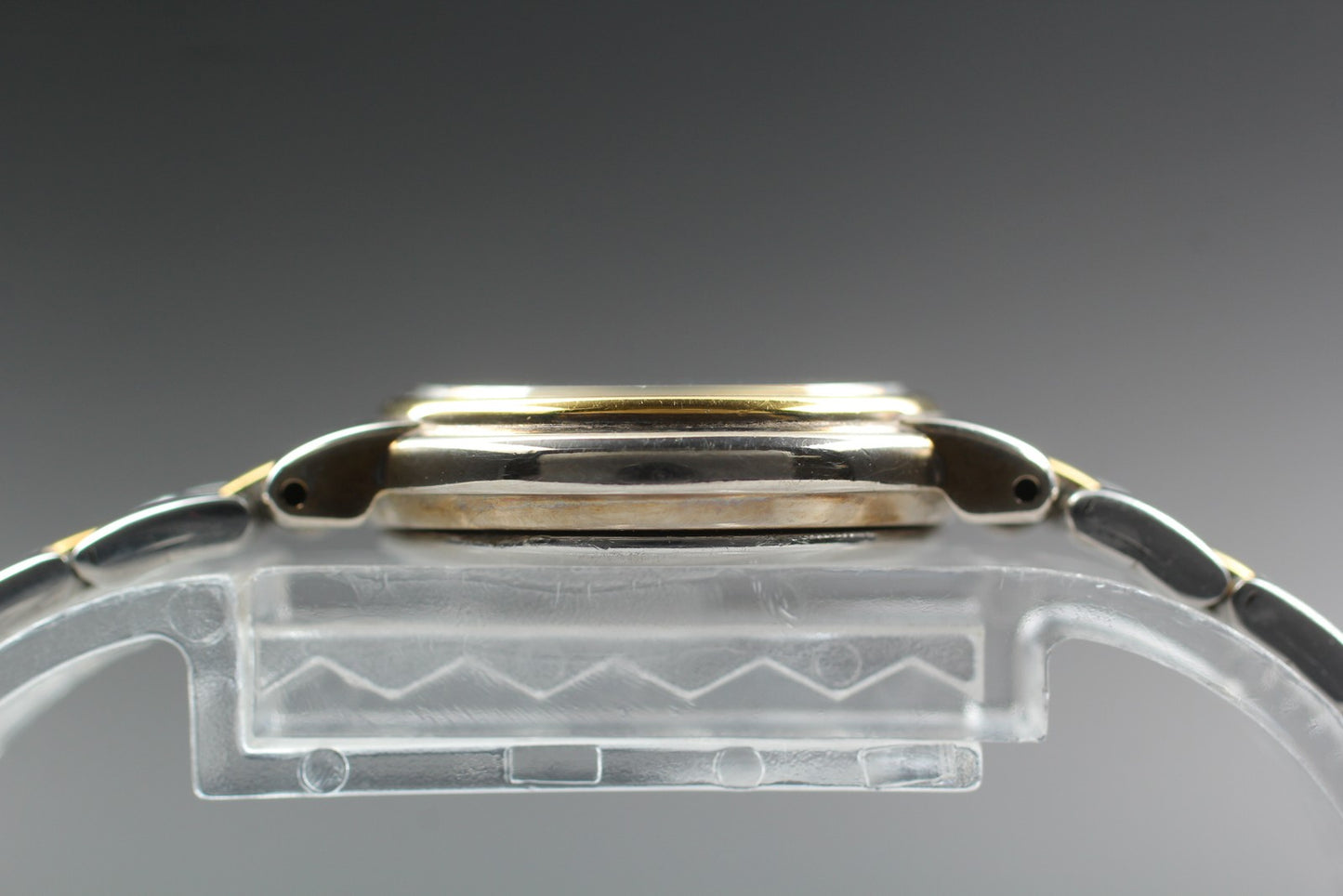 Vtg.1995 [N MINT] SEIKO 1F21-0K00 Round Roman Gold Quartz Ladies Watch JAPAN