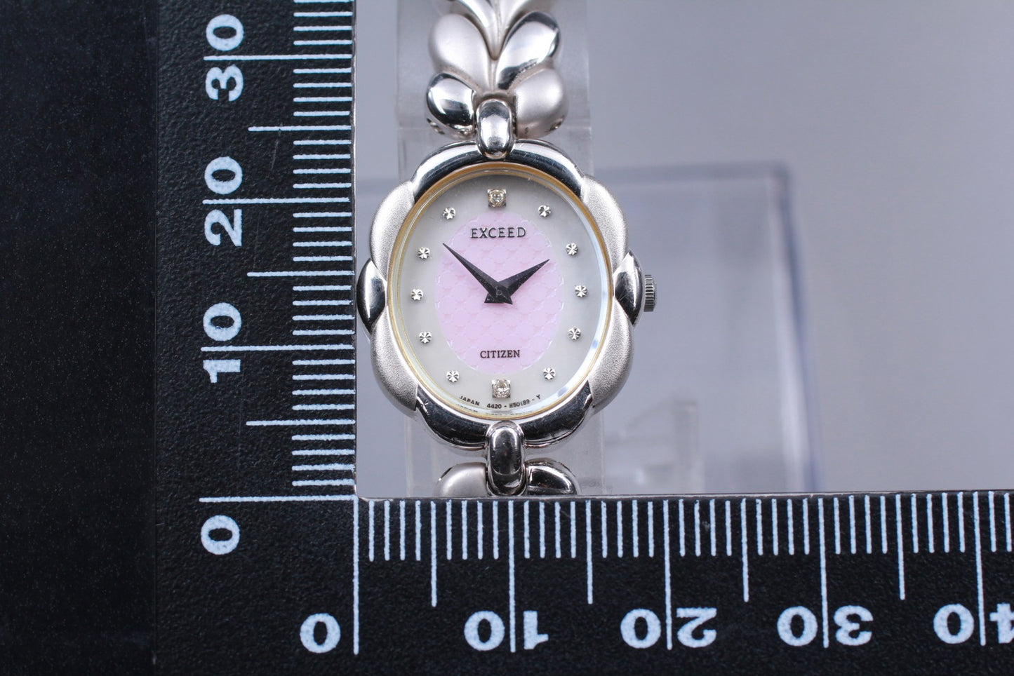 Vin.1990 [N MINT] CITIZEN EXCEED 4420-E42193 SV925 2P Quartz Ladies Watch JAPAN