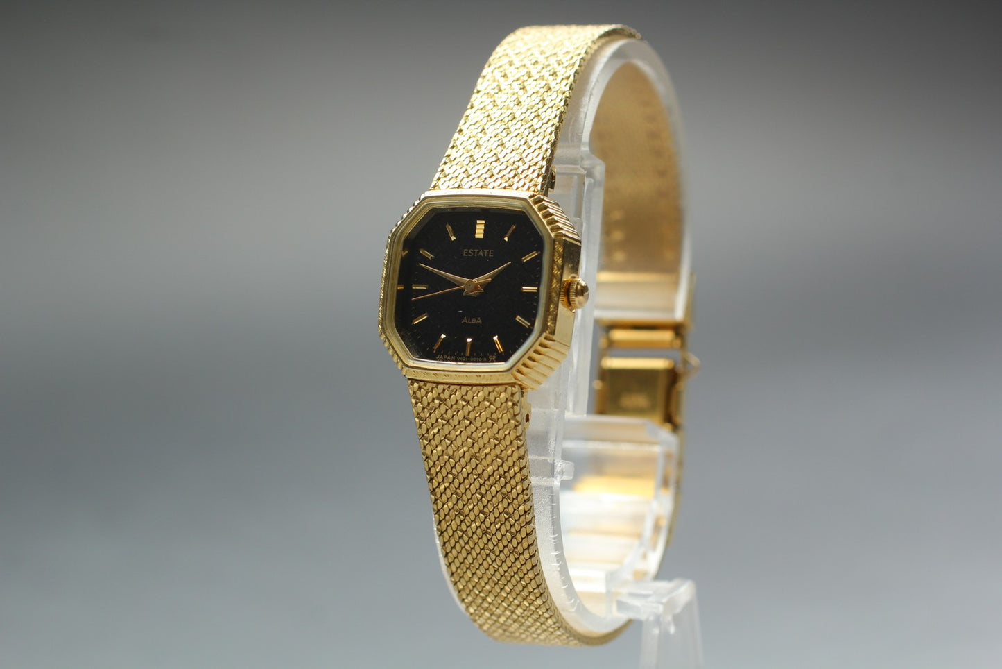 Vtg.1989 [N MINT] SEIKO ALBA ESTATE V401-5040 Bracelet Quartz Ladies Watch JAPAN