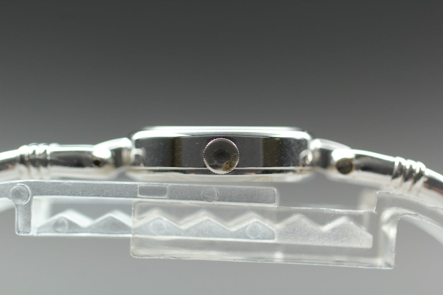 Vtg.1990[N MINT] SEIKO 1400-5180 Black Silver Bracelet Quartz Ladies Watch JAPAN