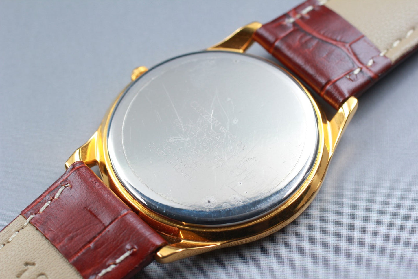 Vtg.1995 [N MINT] CITIZEN FORMA 9633-T001769 33mm Quartz Men's Watch From JAPAN