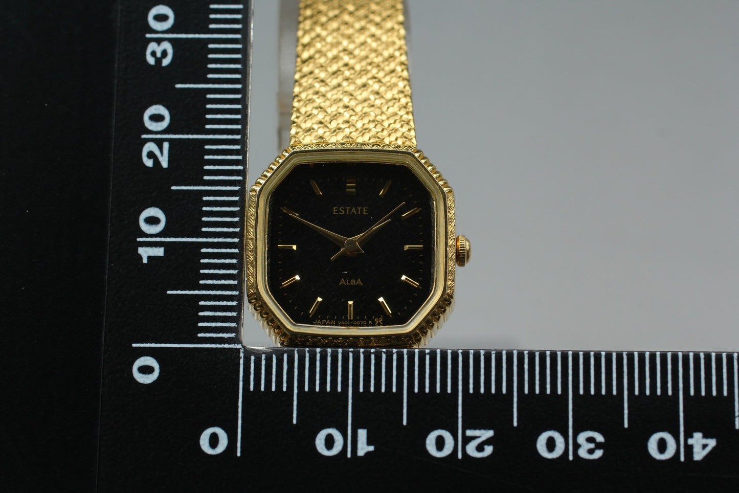 Vtg.1989 [N MINT] SEIKO ALBA ESTATE V401-5040 Bracelet Quartz Ladies Watch JAPAN