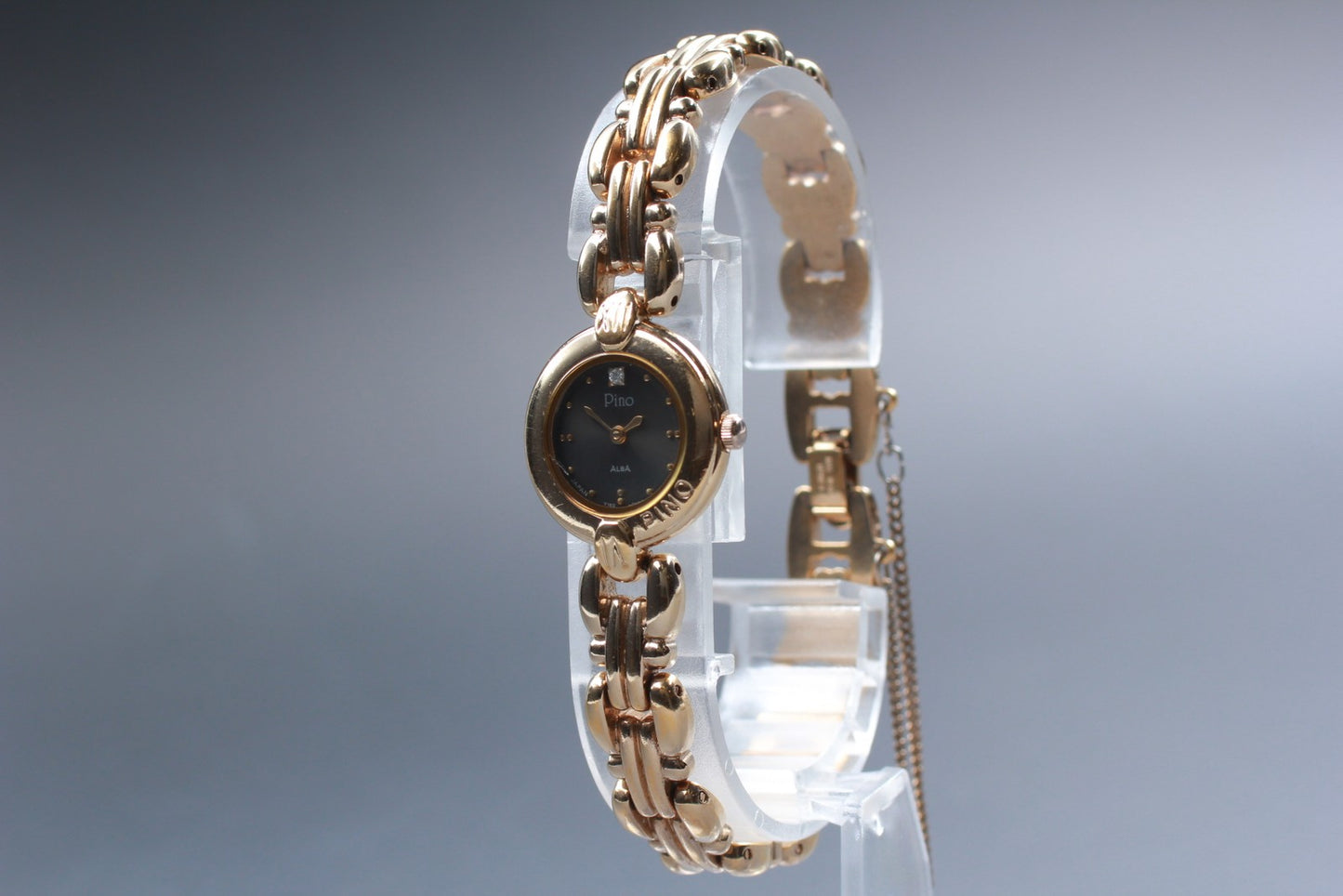 Vtg.1990 [N MINT] SEIKO ALBA Pino Y150-0C80 19mm Quartz Ladies Watch From JAPAN