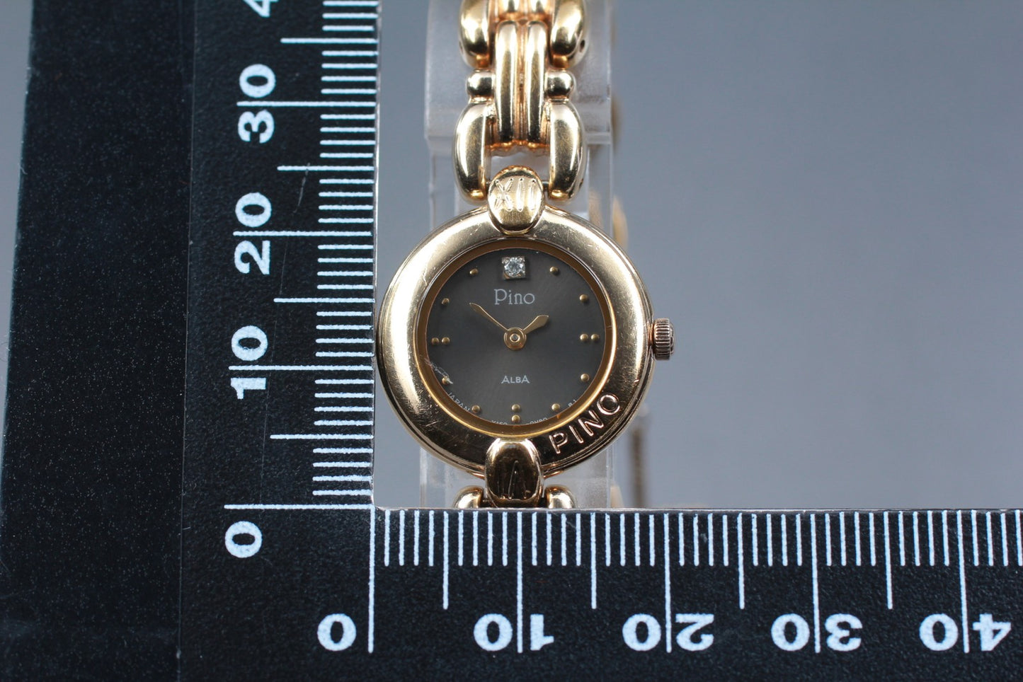 Vtg.1990 [N MINT] SEIKO ALBA Pino Y150-0C80 19mm Quartz Ladies Watch From JAPAN