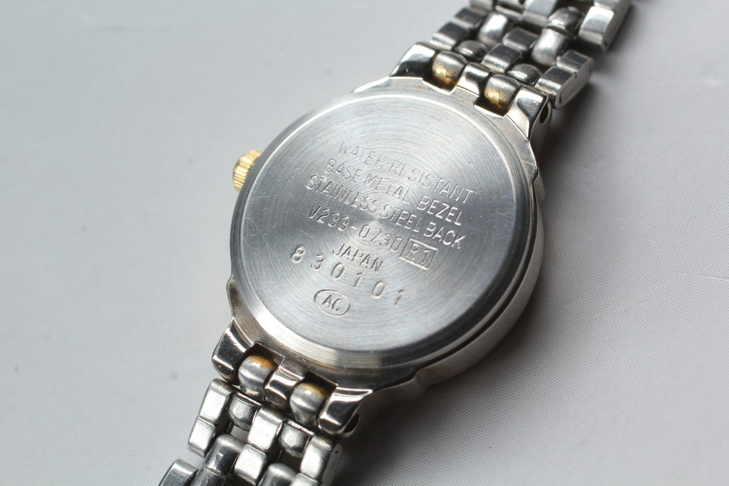 Vtg.1998 [N MINT] SEIKO ALBA Y233-0730 Roman Bracelet Ladies Quartz Watch JAPAN