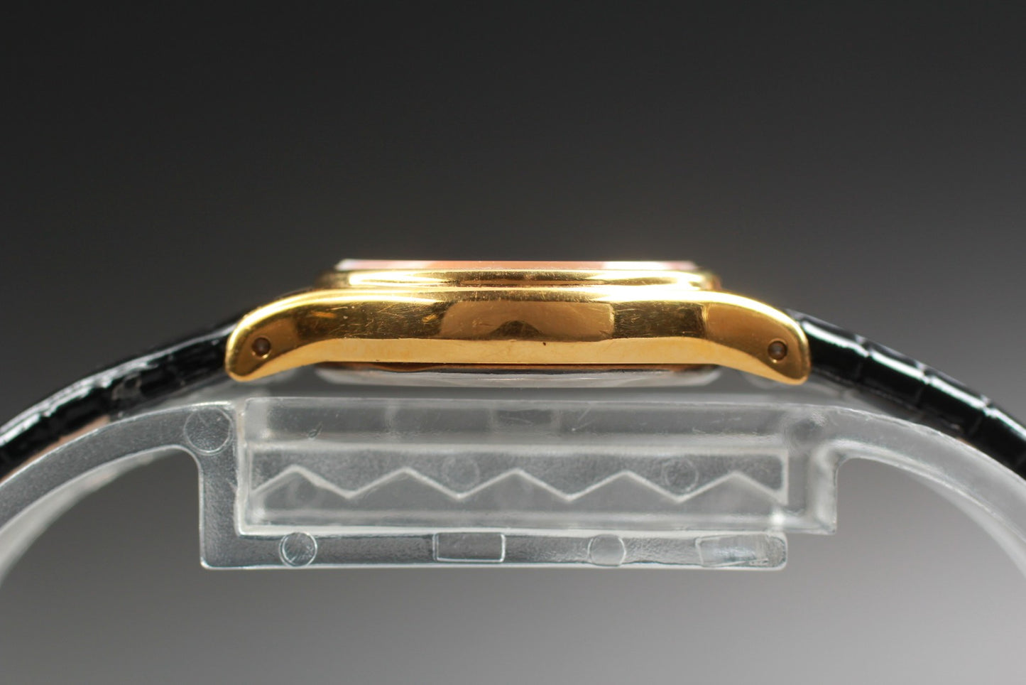 Vtg.1996 [N MINT] SEIKO 2P21-0A80 Round Roman Gold Quartz Ladies Watch JAPAN