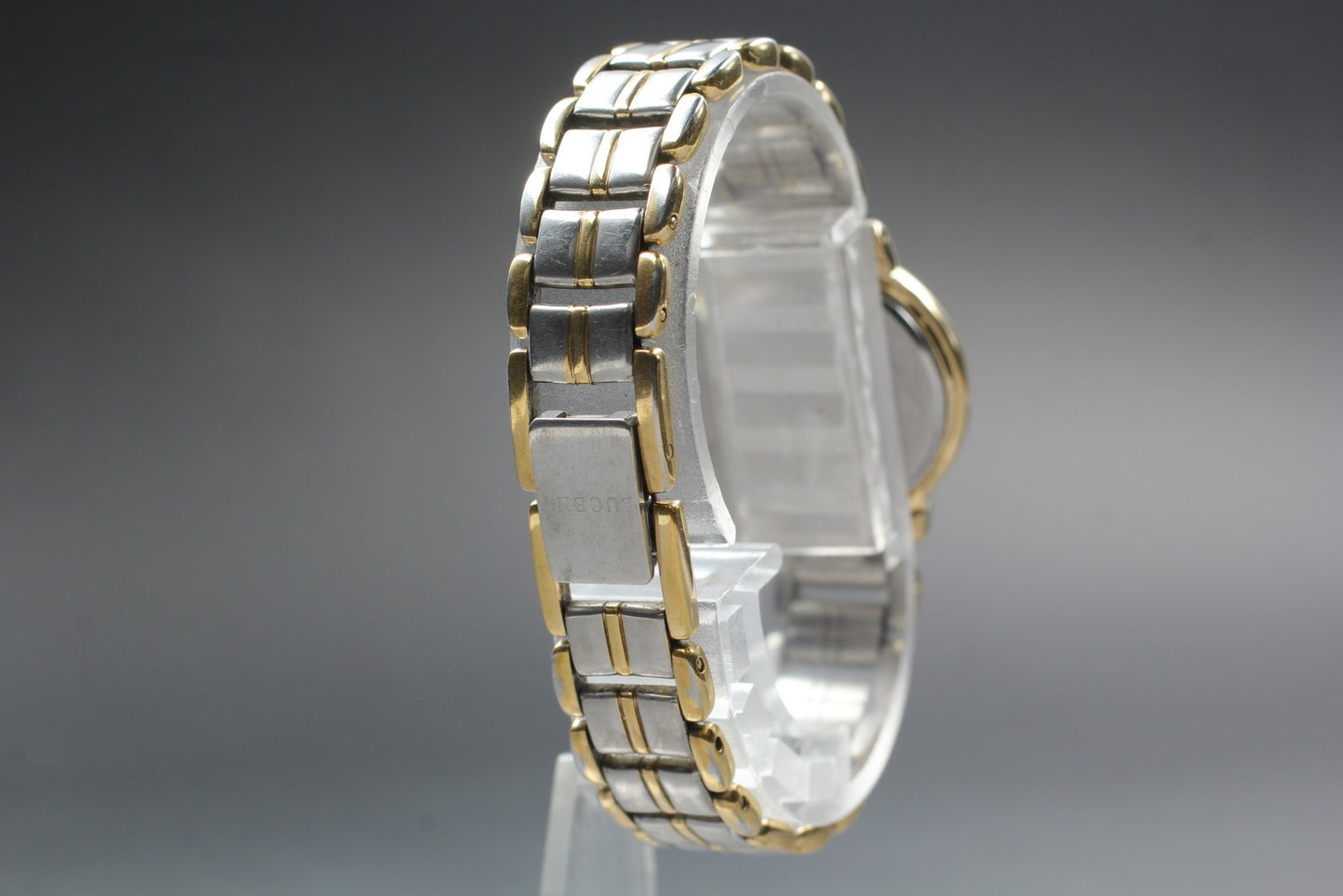 Vtg.1994 [N MINT] Seiko Lucent 4N21-0610 22mm Two tone Quartz Ladies Watch JAPAN