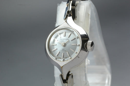 Vtg.1978 [N MINT] CITIZEN Hi-mode HMOQ1304 Bracelet Manual Ladies Watch JAPAN
