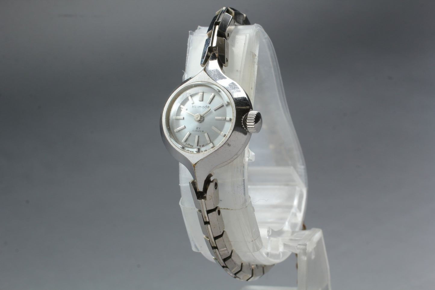 Vtg.1978 [N MINT] CITIZEN Hi-mode HMOQ1304 Bracelet Manual Ladies Watch JAPAN