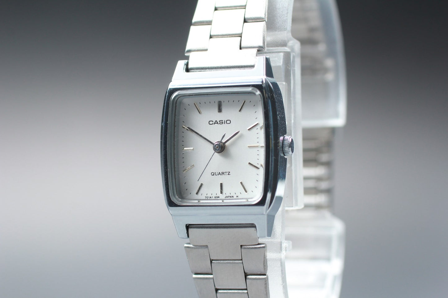 Vintage [N MINT] CASIO LQ-332 Tank 18mm Quartz Ladies Watch From JAPAN