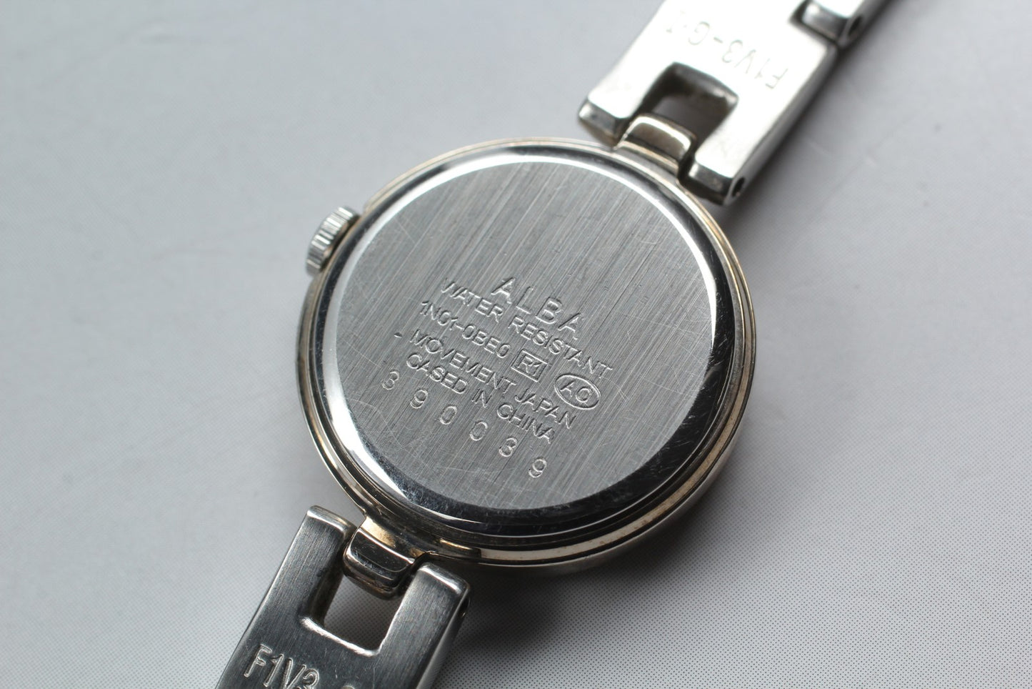 Vtg.1993 [N MINT] SEIKO Alba 1N01-0BE0 20mm Bracelet Quartz Ladies Watch JAPAN