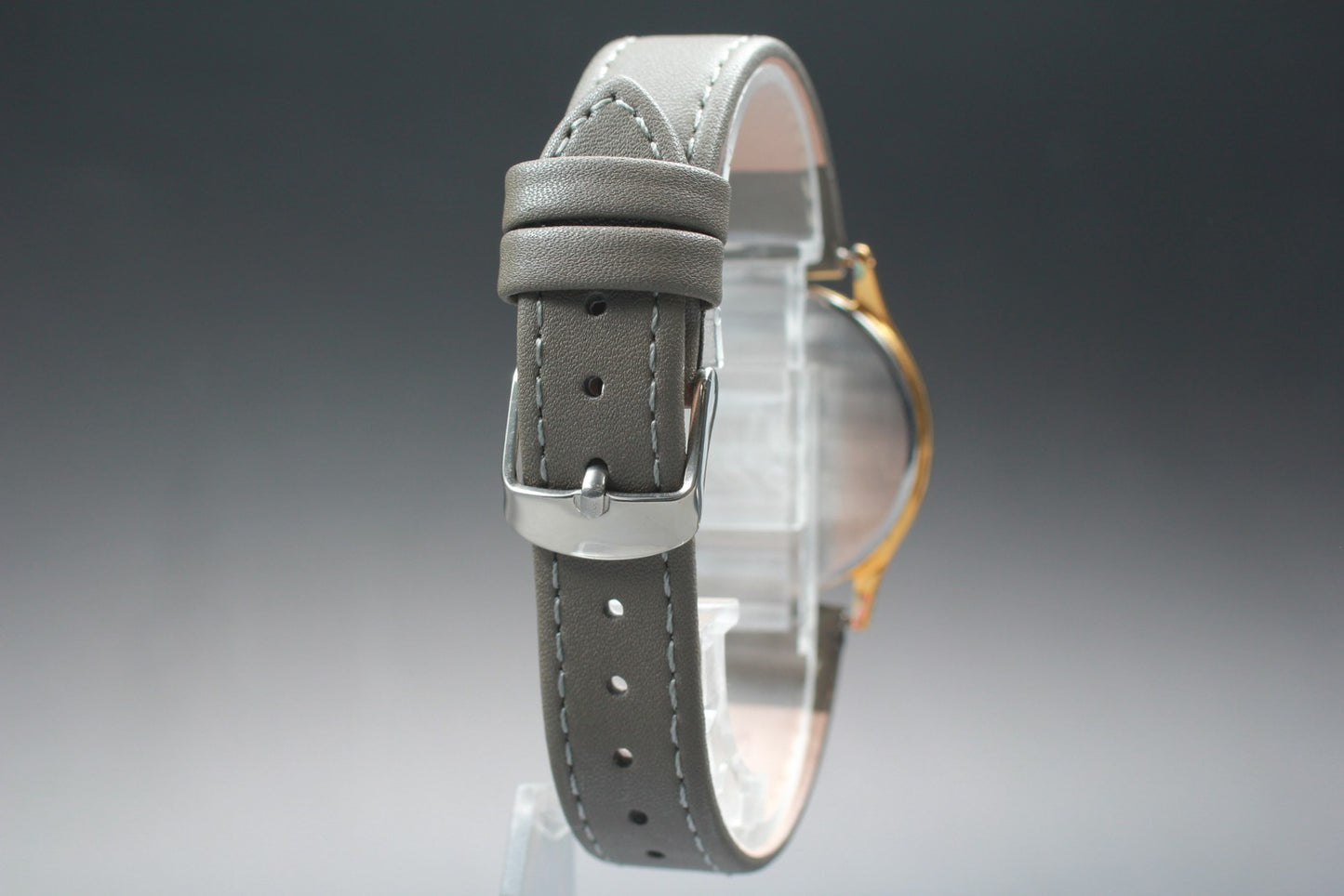 Vtg.1991 [N MINT] SEIKO DOLCE 8J41-6100 Round 31mm Gold Quartz Men's Watch JAPAN